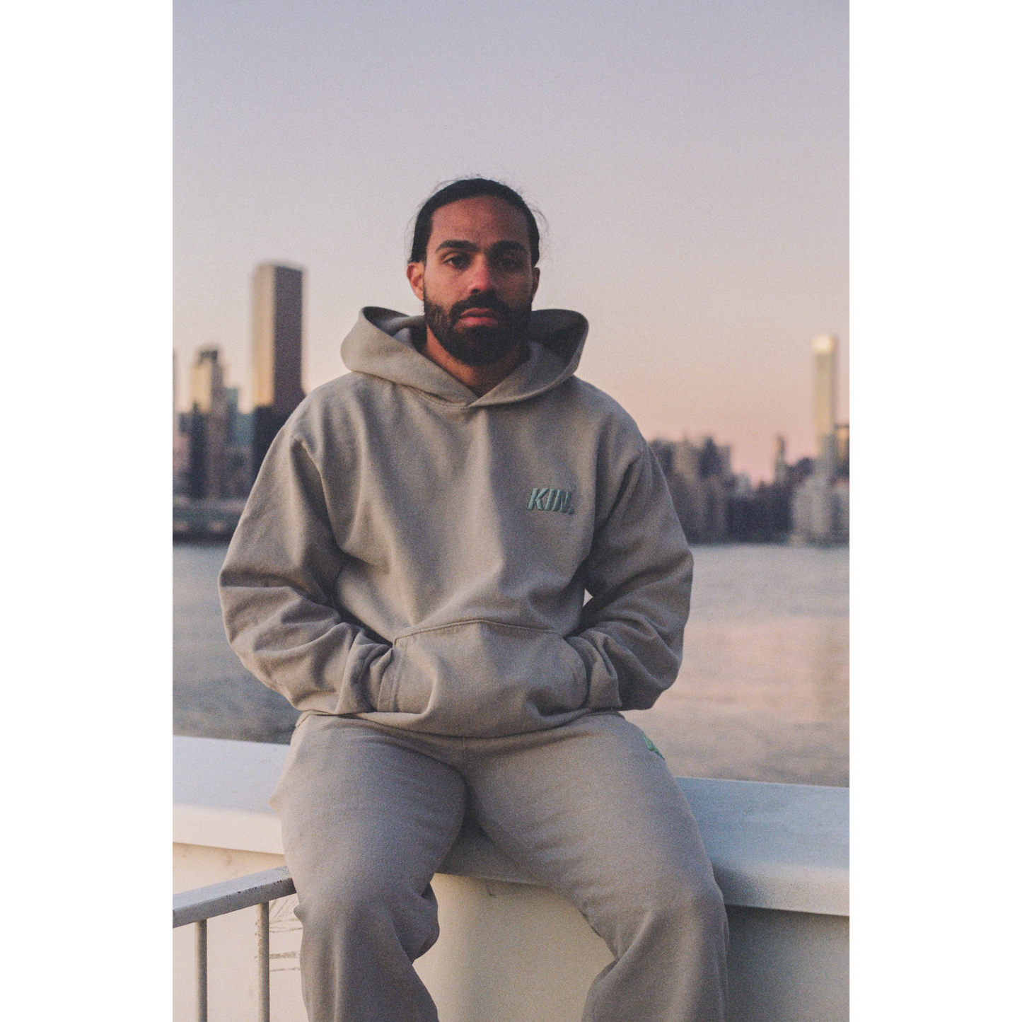 Sage Heavy Fleece Hood
